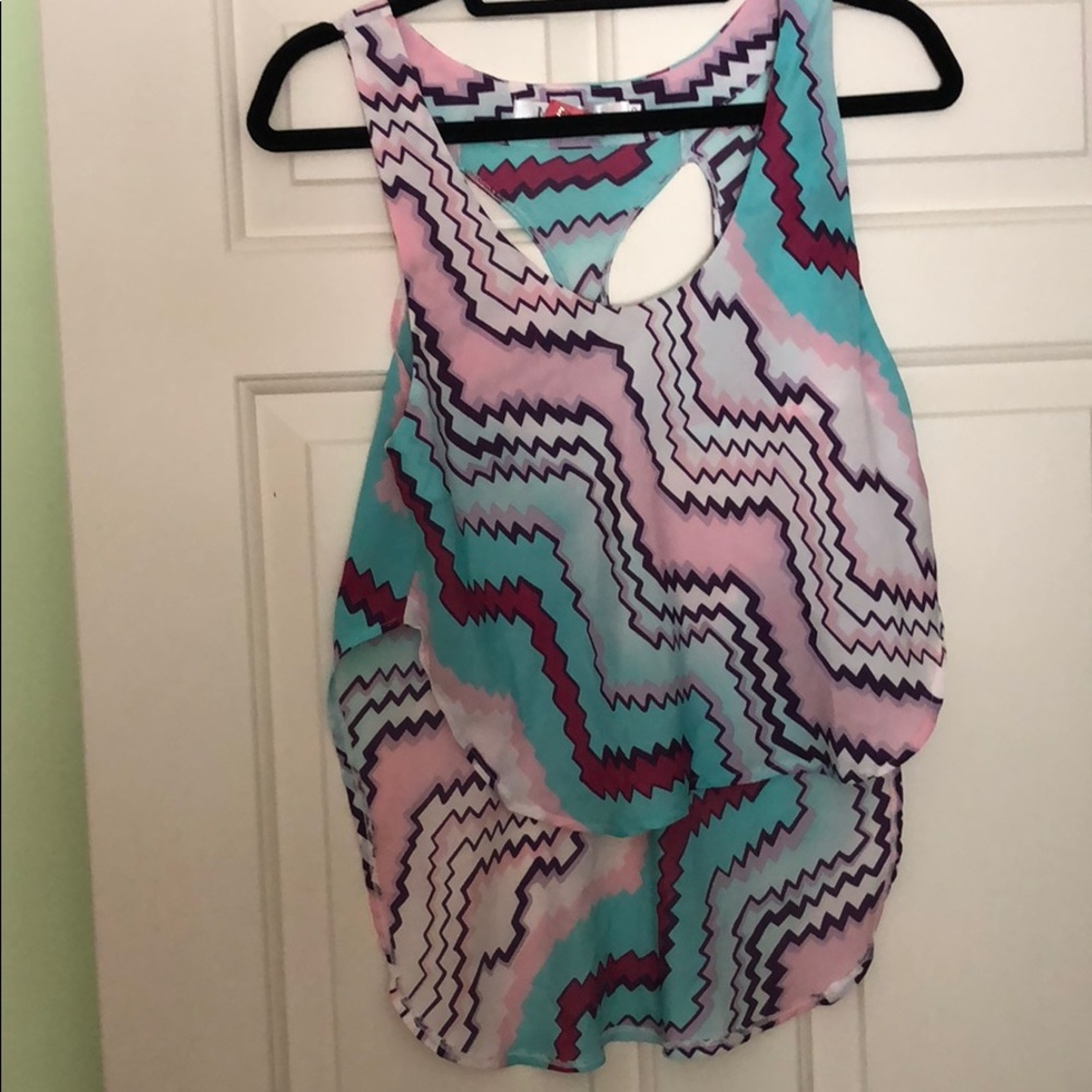 Retro Printed Blouse
